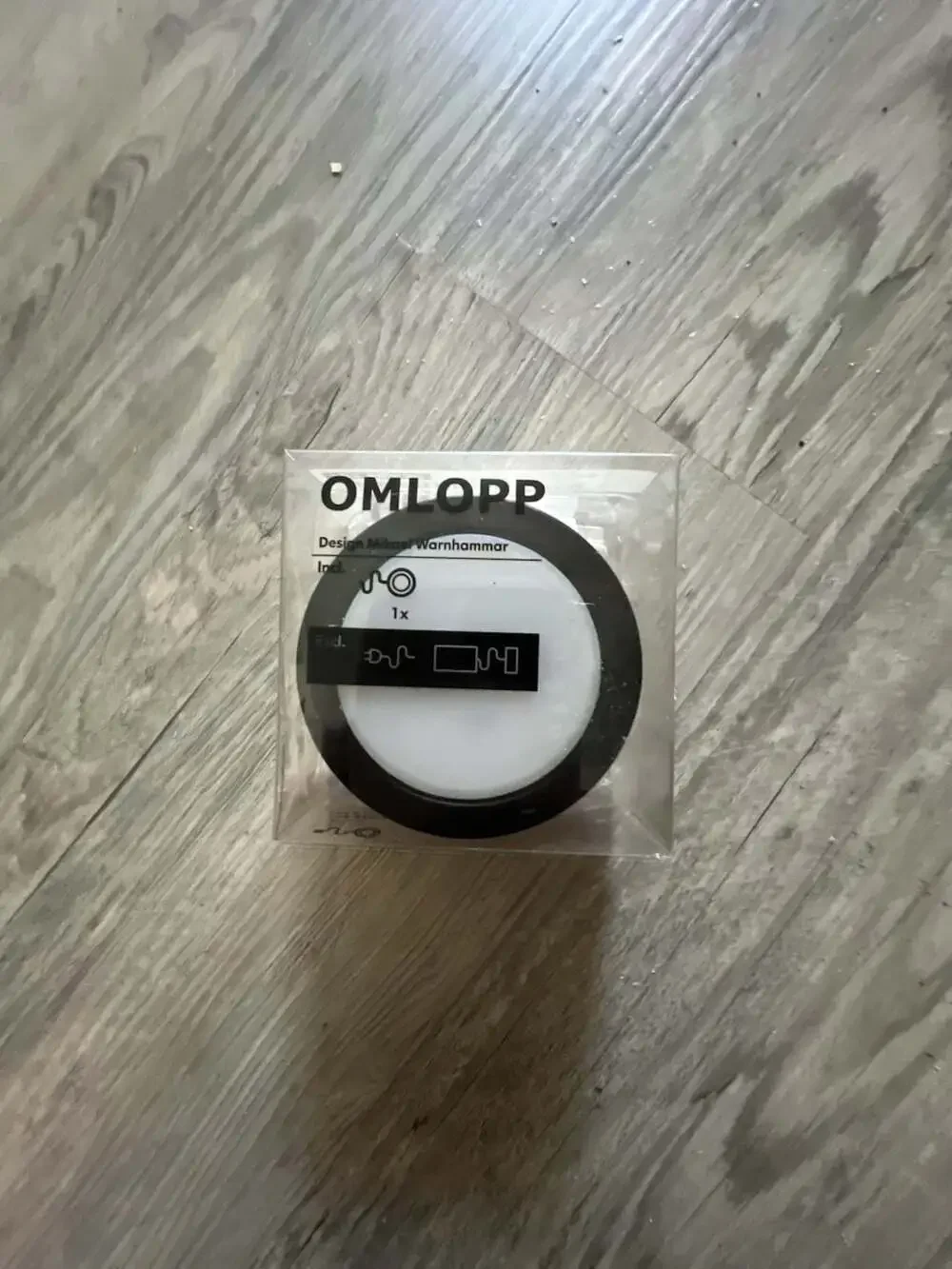 IKEA OMLOPP LED Spotlight Black 702.883.43 New in Box
